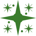 Dark Green Sparkle